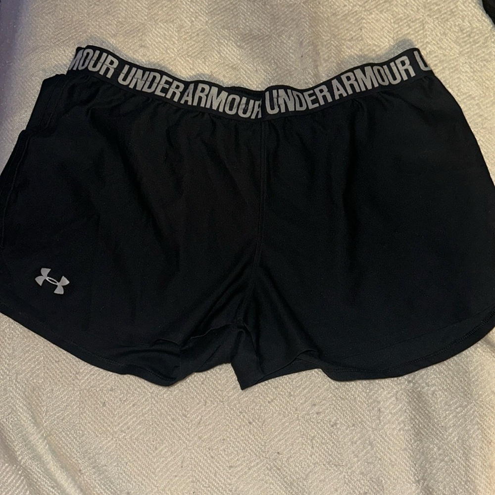 Black under armor shorts